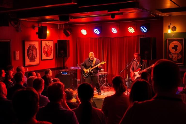 Live music in an intimate venue