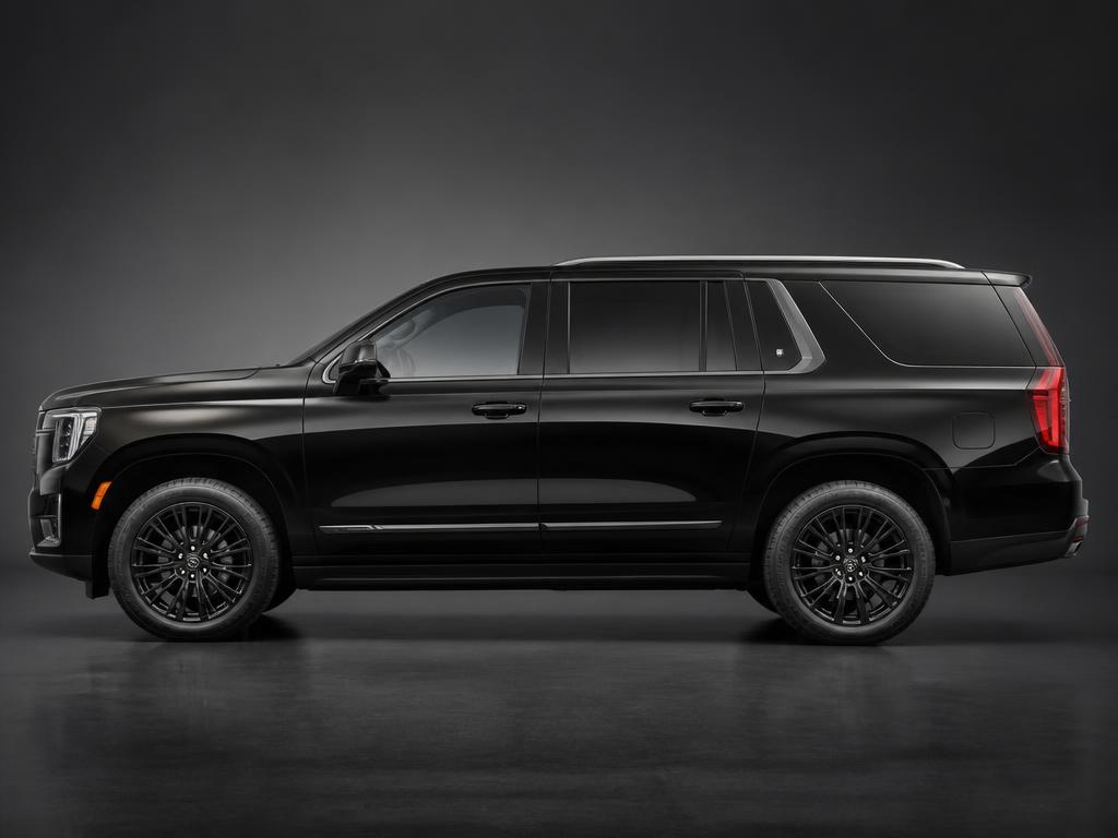 Black luxury SUV car service