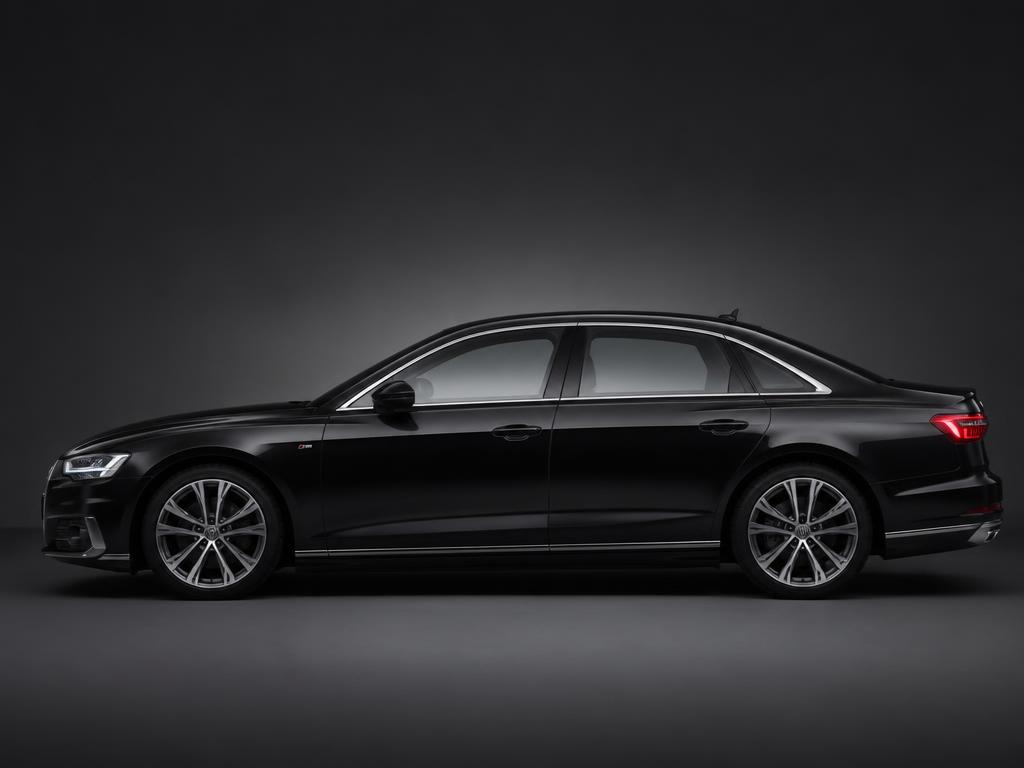 Black luxury sedan car service